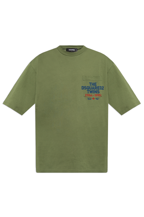 DSQUARED2 Tシャツ Pocket Logo S74GD1407-S23009-100 Dsquared2 T-shirt with pocket | Men's Clothing | Vitkac